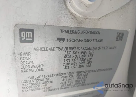 2023 Chevrolet Silverado 1500 2Wd Short Bed Ltz from USA, damaged, VIN 1GCPAEED4PZ111886